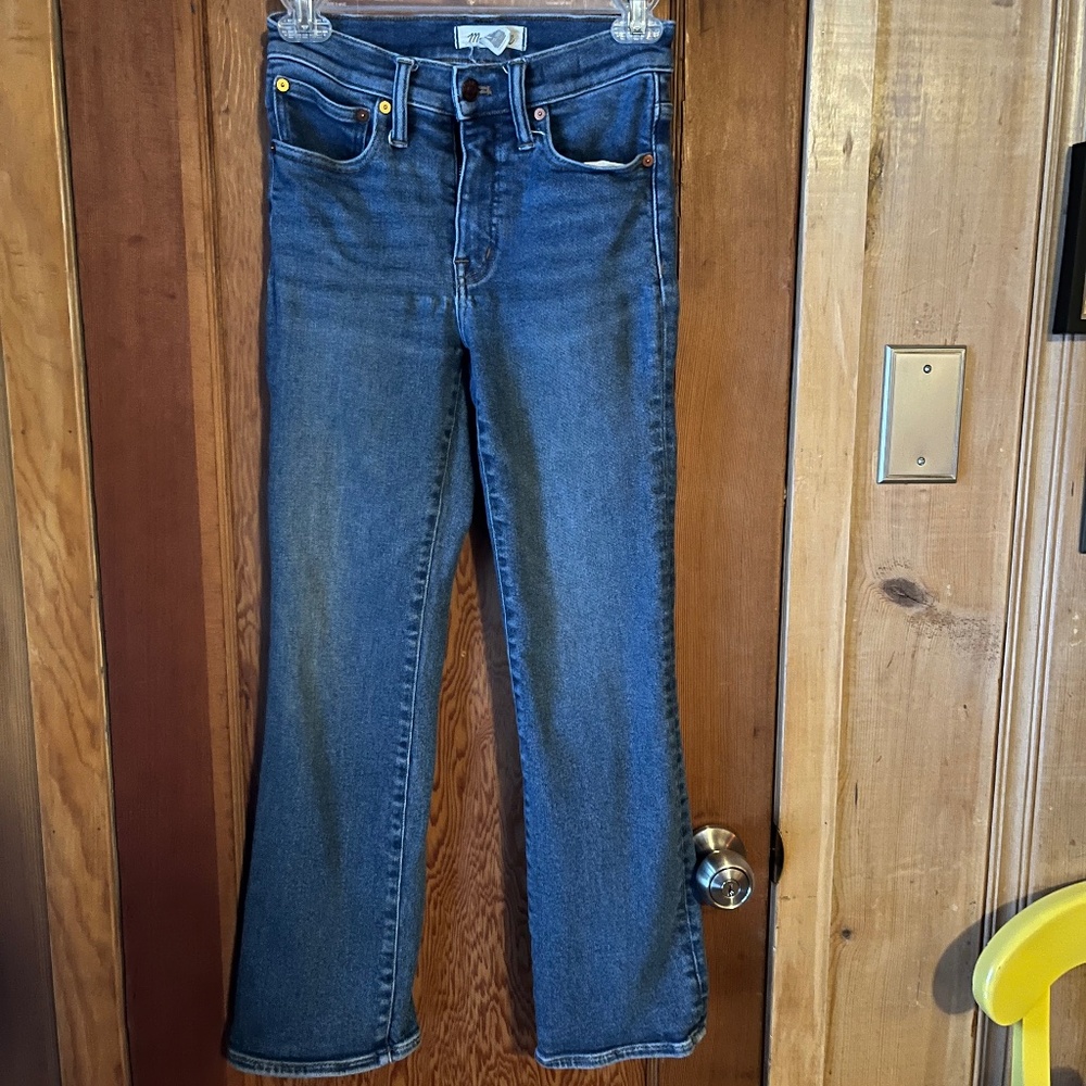 Madewell boot cut jeans size 26